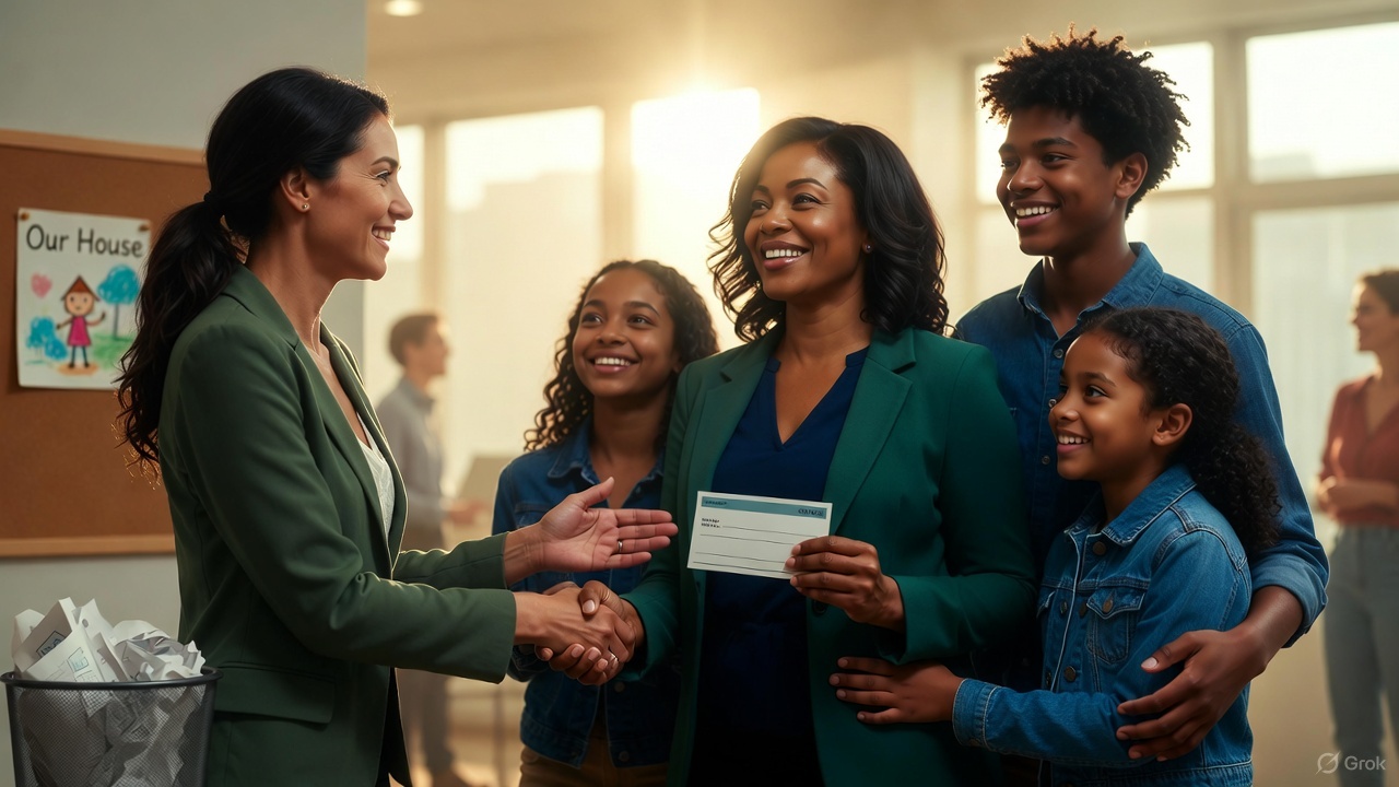 Professional helping client